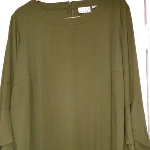Sheer Round Neck Blouse